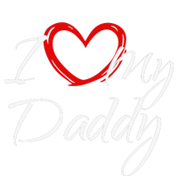 I Love My Daddy I Heart My Daddy Women's Fleece Hoodie