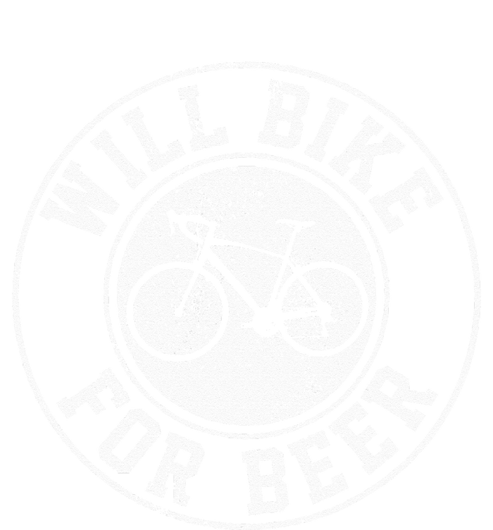 Will Bike For Beer Cycling Road Bike Funny Cyclist Gift Coaster