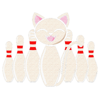 Funny Cat Lover Tee Bowling Pin Cat Bowler Bowling Player T-Shirt