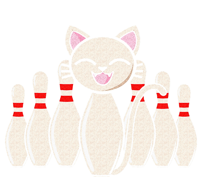 Funny Cat Lover Tee Bowling Pin Cat Bowler Bowling Player T-Shirt