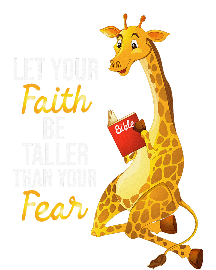 Let Your Faith Be Taller Than Your Fear Giraffes Lover Zoo USA-Made Doggie Bandana