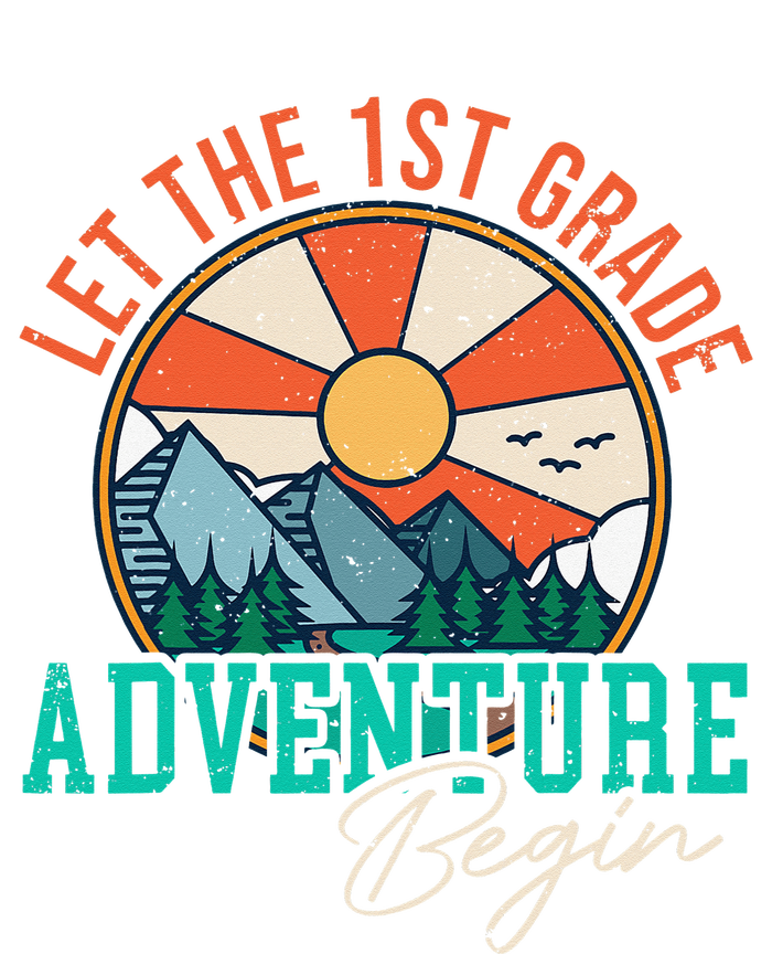 Let's The 1st Grade Adventure Begin Funny Back To School T-Shirt