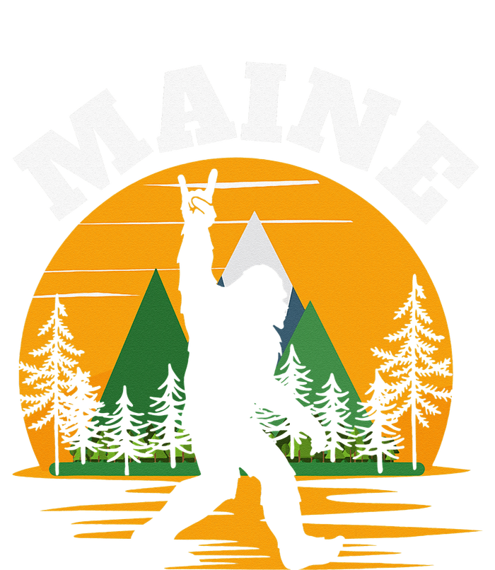 Maine US State Bigfoot Sasquatch T-Shirt