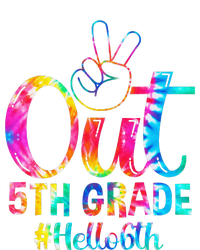 Peace Out 5th Grade Hello 6th Grade Back To School Tie Dye Premium T-Shirt