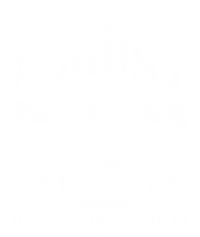 Legends Were Born In August 1970 Vintage Birthday Meaningful Gift T-Shirt