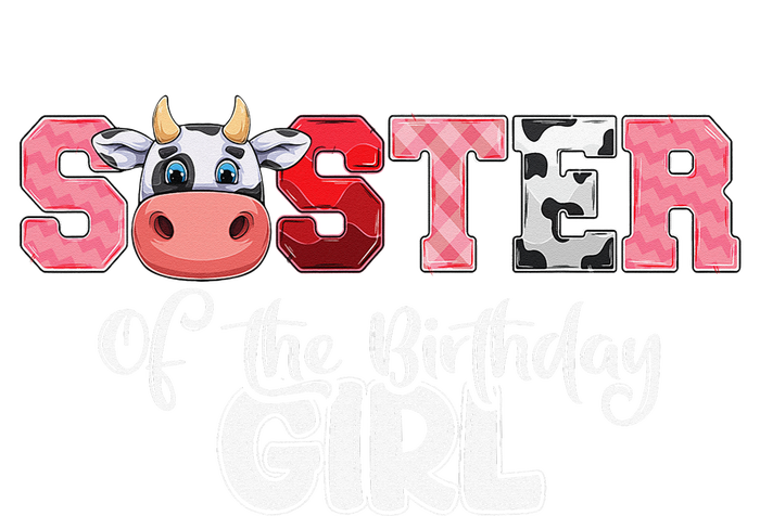 Sister of The Birthday  Cow Family Cow Farm Matching Cooling Performance Long Sleeve Crew