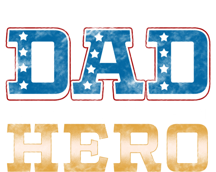 Dad A Real American Hero Gift Funny Gift Women's Flannel Pajama Set