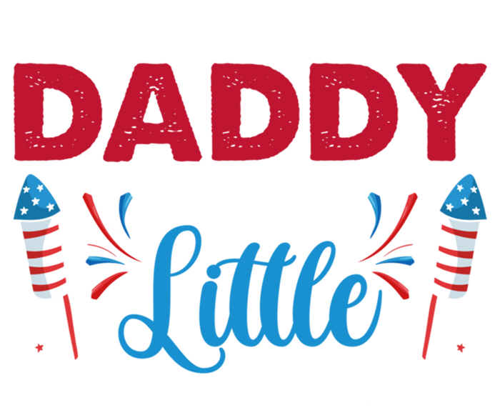 Daddy Of The Little Firecracker 4th Of July Birthday Party Gift T-Shirt