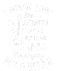 I Might Look Like Im Listening To You Funny Guitar Music Women's Pullover Hoodie