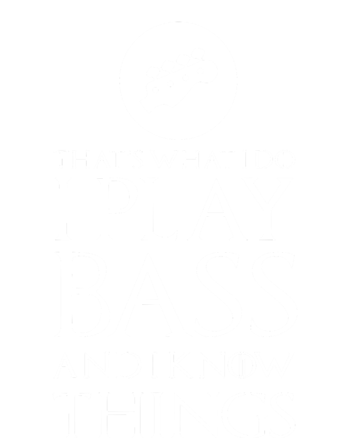 I Play Bass Funny Bass Guitar Sustainable Beanie