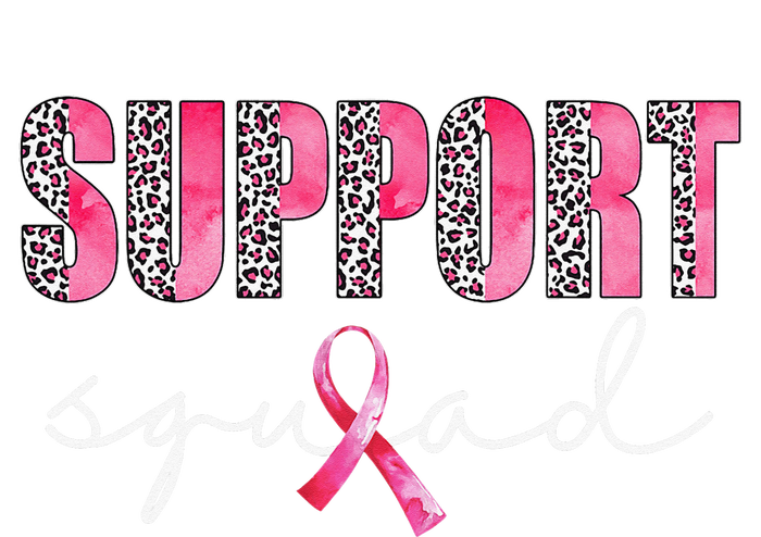 Support Squad Leopard Pink Warrior Breast Cancer Awareness Valucap Bio-Washed Visor