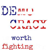 Democracy Is Worth Fighting For Democrats Democratic Sign Cool Gift Button