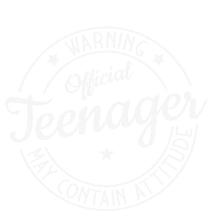 Warning Official Teenager May Contain Attitude Teenager T-Shirt