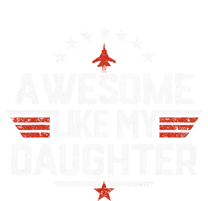 Awesome Like My Daughter Funny Dad Birthday Father's Day Sustainable Knit Beanie