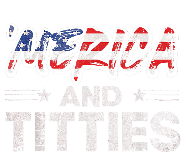 4th Of July Merica And Titties For Adults Hoodie