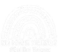 No More Silence End Gun Violence Peace Rainbow Poster