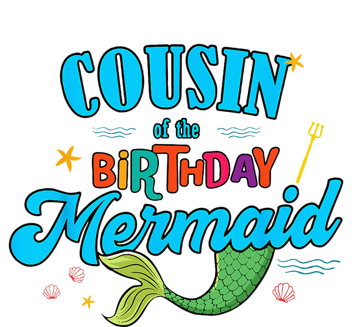 Cousin of the Birthday Mermaid Family Matching Party Ladies Essential Tank