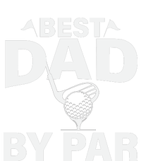 Best Dad By Par Striped Beanie with Solid Band