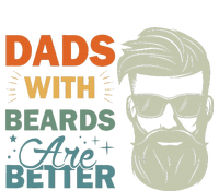 Dads with Beards are Better Vintage Funny Father's Day Joke T-Shirt