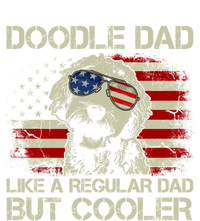 Doodle Dad Goldendoodle Regular Dad But Cooler American Flag Gift Valucap Bio-Washed Visor