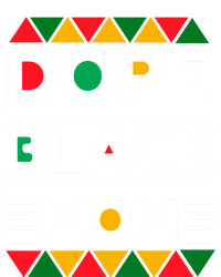 Dope Black Mom Mothers Day African American S Moms Gift Women's V-Neck T-Shirt