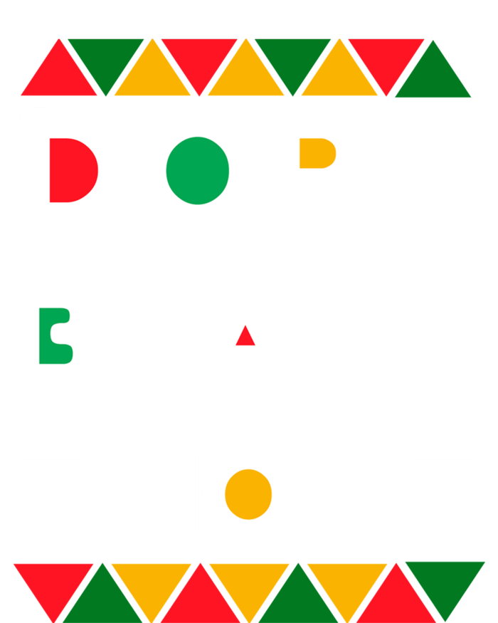 Dope Black Mom Mothers Day African American S Moms Gift Women's V-Neck T-Shirt