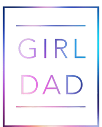 GirlDad Father of Proud Daughter Fathers Day Women's V-Neck T-Shirt