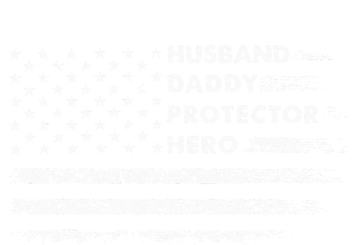 Husband Daddy Protector Hero Fathers Day Gift For Dad Wife Toddler Long Sleeve Shirt