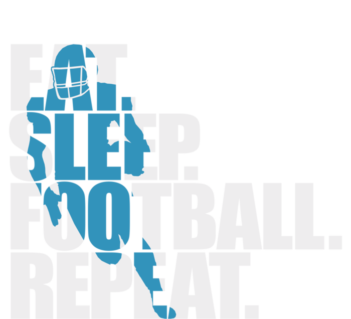 Eat Sleep Football Repeat Sports Gift Sustainable Knit Beanie