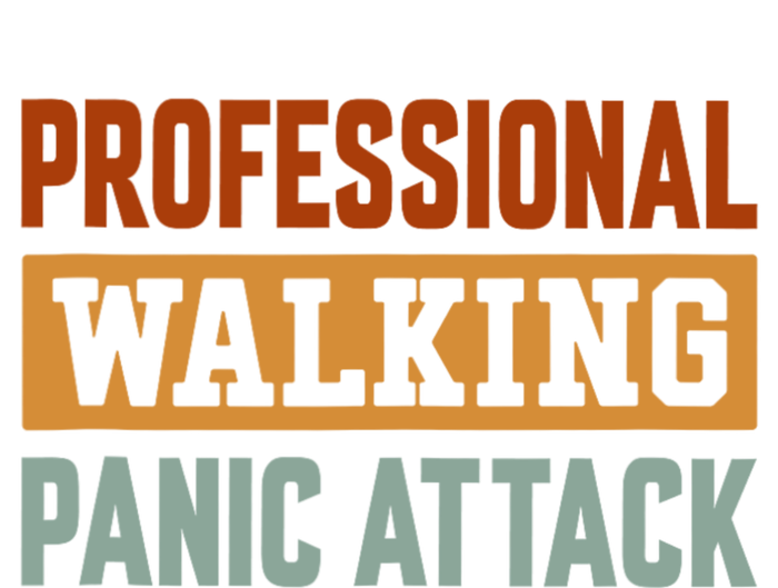 Professional Walking Panic Attack Funny Sarcastic Kids T-Shirt