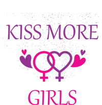 Kiss More More Lesbian Gay Outfit Cute Gift Sustainable Knit Beanie