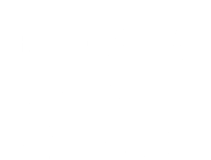 Professional Walking Panic Attack Funny Sarcastic T-Shirt