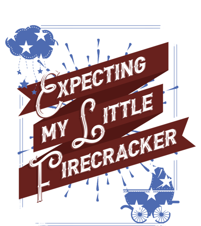 Expecting My Little Firecracker Gift Ladies Long Sleeve Shirt