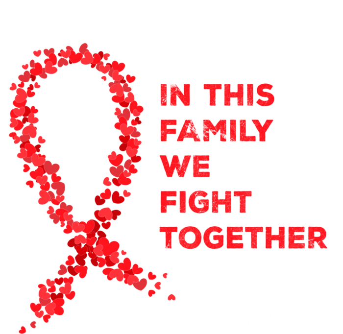 Family Fight Together Hemophilia Warrior Awareness Ribbon Gift Insulated Varsity Jacket