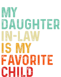 My Daughter In Law Is My Favorite Child Father's Day in Law Women's Tri-Blend 3/4-Sleeve Raglan Shirt