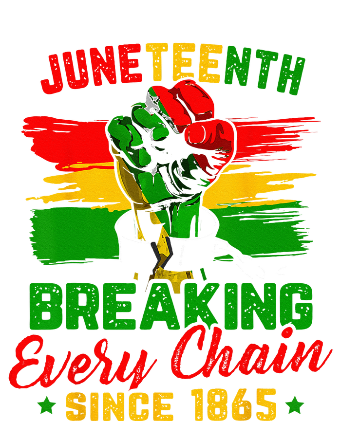 Juneteenth Breaking Every Chain Since 1865 Sustainable Knit Beanie