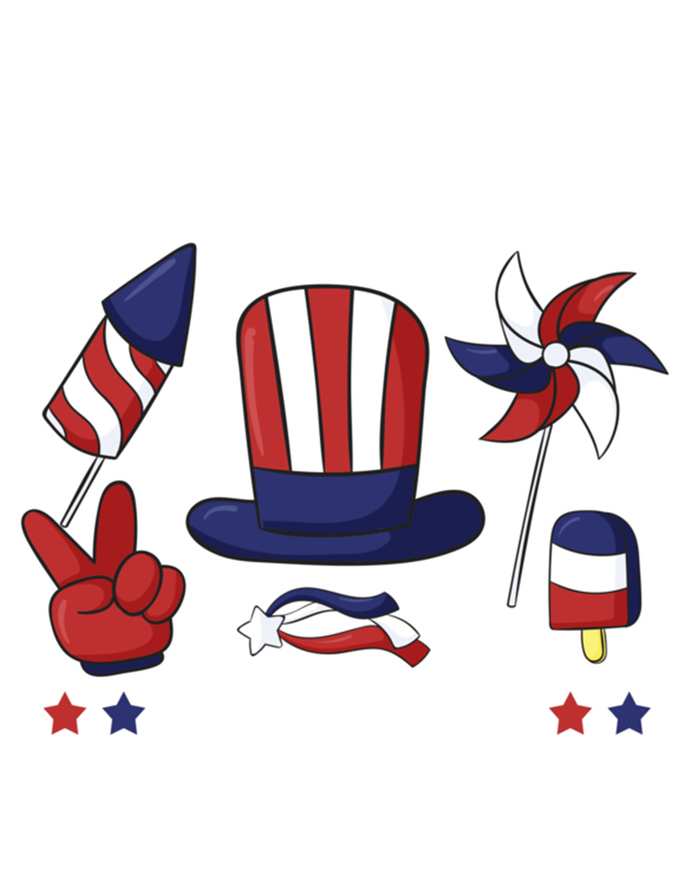 Father 4th Of July Gift Daddy Of Little Firecracker Gift T-Shirt