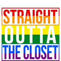 Lgbt Awareness Gift Rainbow Straight Outta The Closet Gift Ladies Essential Tank