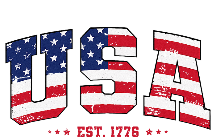 Retro USA 4th July Est 1776 America Patriotic T-Shirt