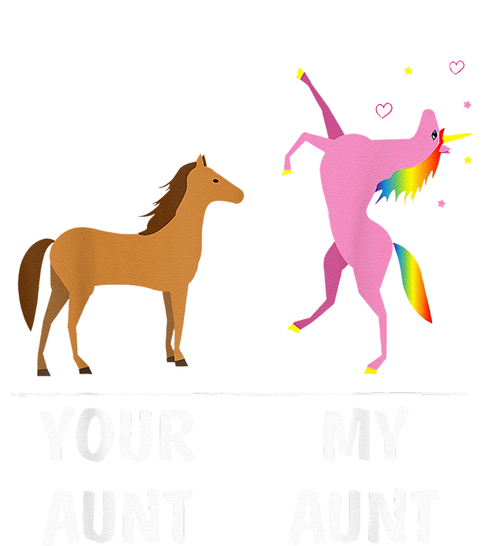 Your Aunt Horse My Aunt Unicorn Funny Hoodie