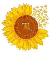 Scorpio Sunflower Zodiac Sign Floral Astrology Gift T-Shirt