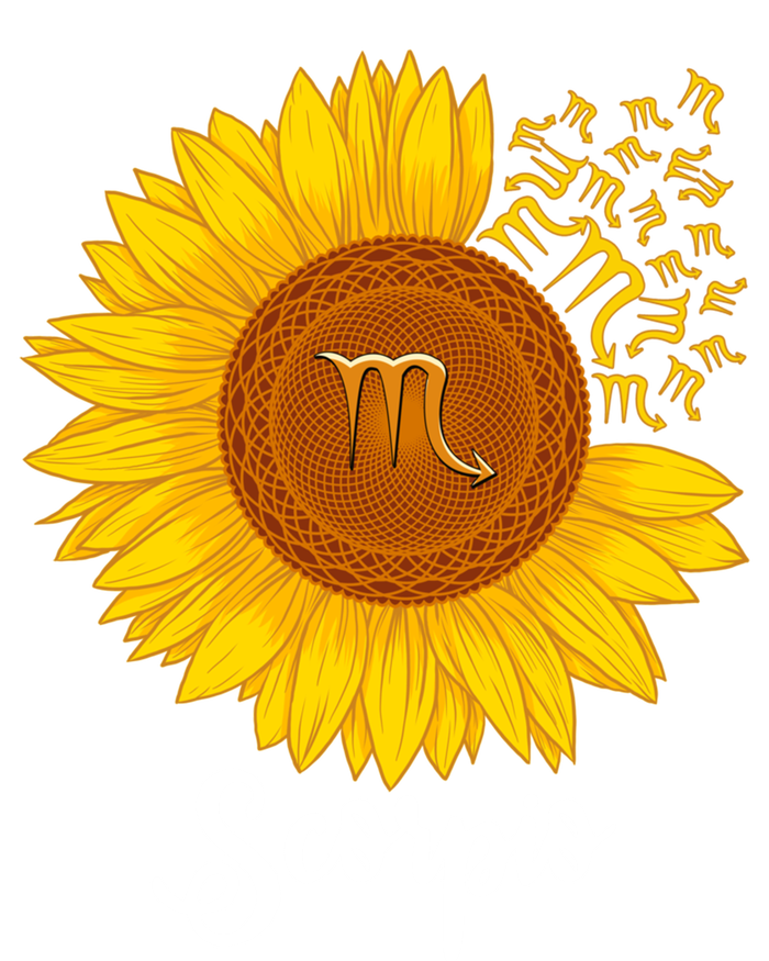 Scorpio Sunflower Zodiac Sign Floral Astrology Gift T-Shirt