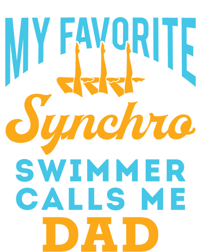 Synchronized Swimming Dad Favorite Synchro Swimmer Artistic Cute Gift Tall Hoodie