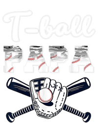 T Ball Tee Ball Papa Baseball Dad Game Day Fathers Day Gift Women's Tri-Blend 3/4-Sleeve Raglan Shirt