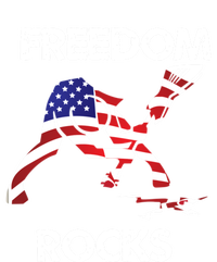 Freedom Rocks For Patriots And Music Lovers Cool Gift Hoodie