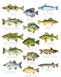 Fish Species Biology Types Of Freshwater Fish Fishing Sweatshirt Cinch Pack Bag