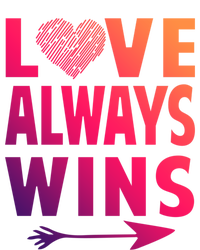 Love Always Wins Inspirational Pride Month Quotes Meaningful Gift Ladies Essential Flowy Tank