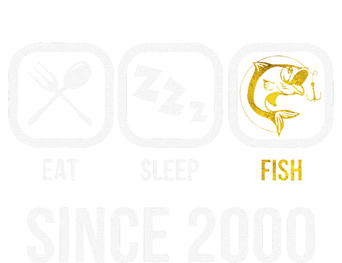 Eat Sleep Fish Since 2000 18th Birthday Fishing Mousepad