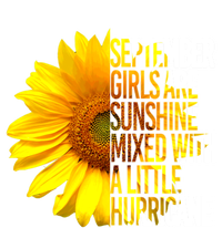 September Are Sunshine Mixed Hurricane Sunflower Gift T-Shirt