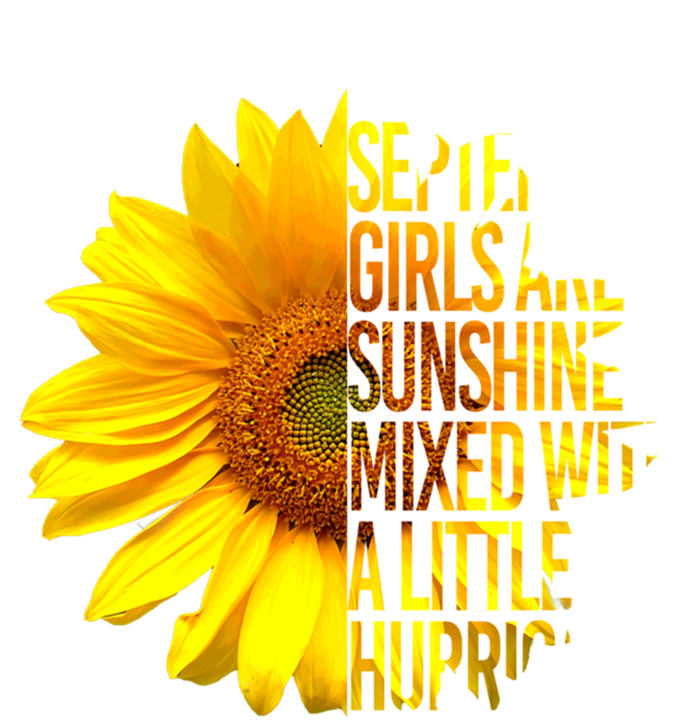 September Are Sunshine Mixed Hurricane Sunflower Gift T-Shirt